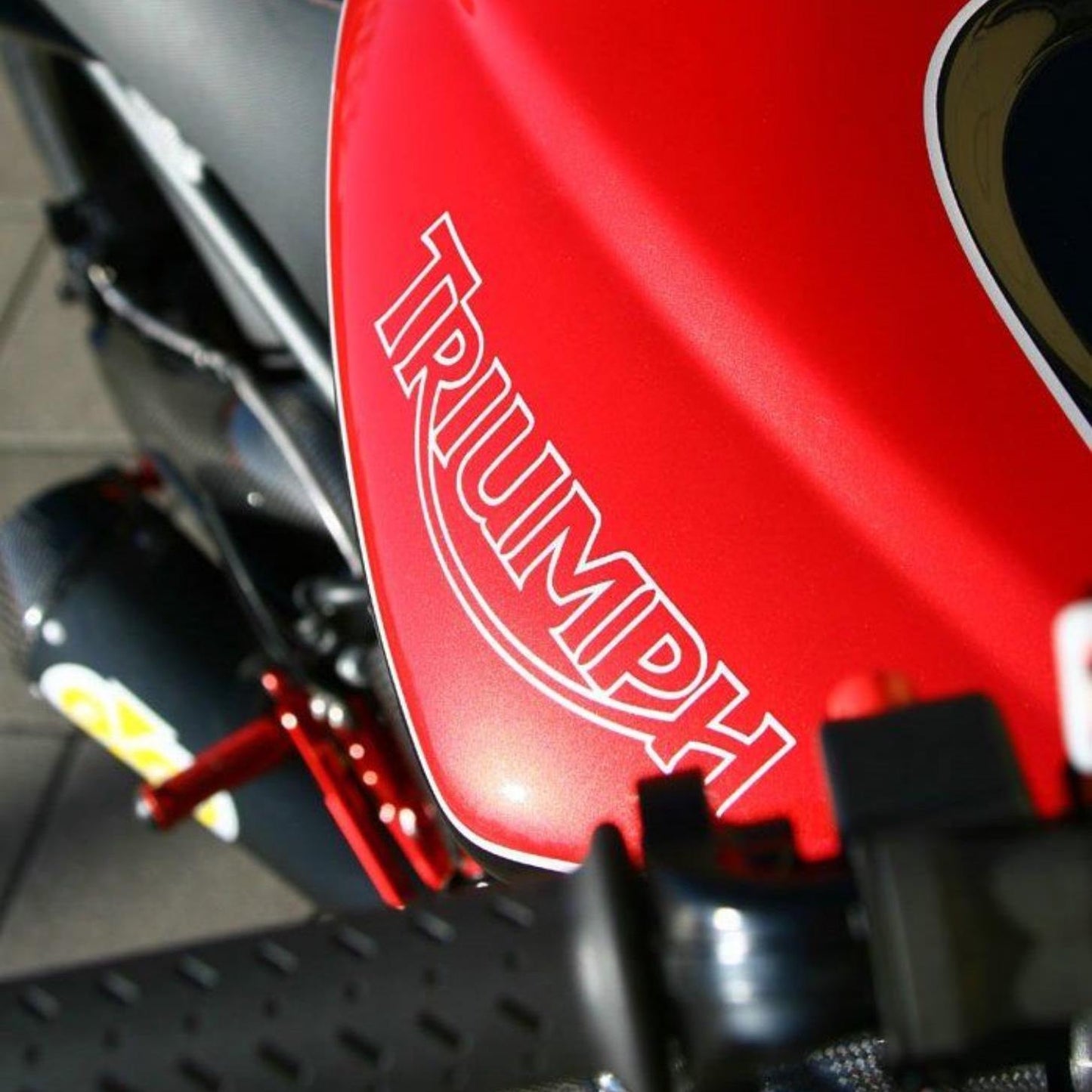 Triumph - Conjunto de 10 Autocolantes em vinil - Autocolantes para motos, capacetes, automóveis e muito mais