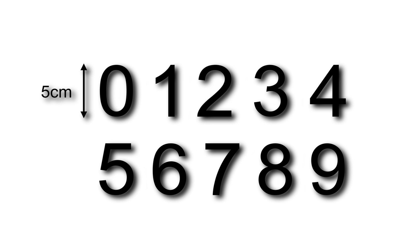 Wooden numbers for crafts and decoration. Laser-cut wooden numbers.