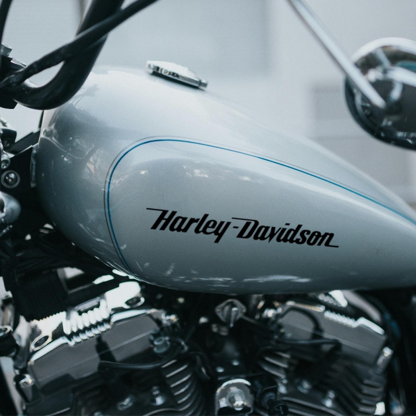 Harley-Davidson - Set of 6 Stickers - Ideal for Motorcycles