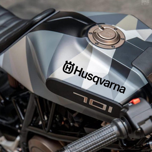 Husqvarna - Conjunto de 18 autocolantes – Autocolantes em vinil | Para capacetes, veículos, ferramentas e muito mais