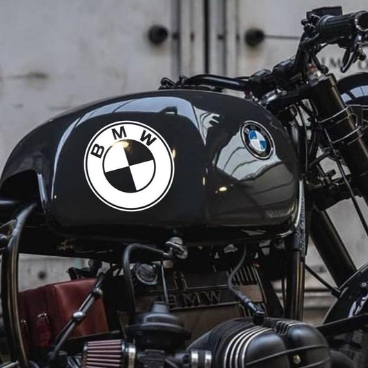 Pacote de autocolantes em vinil com logótipo BMW – Conjunto de 2 autocolantes em vinil