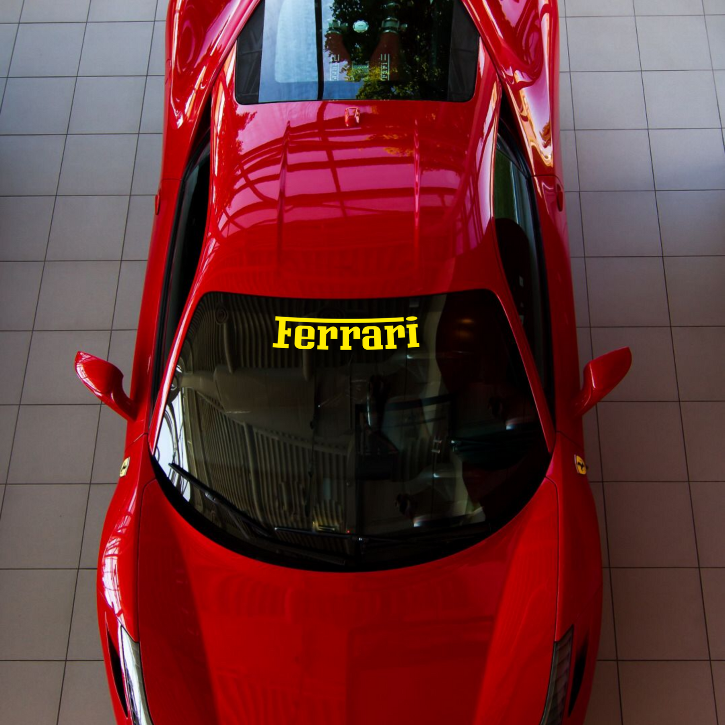 FERRARI - Set of 2 Vinyl Decals - Die-cut Vinyl Decals