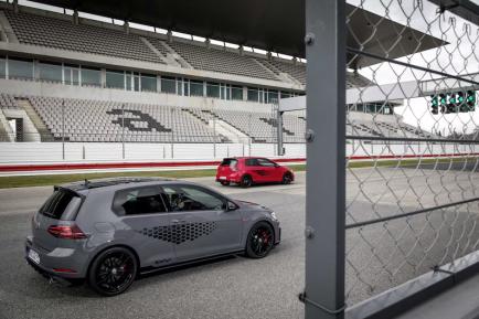 Autocolante hexagonal lateral em forma de favo de mel compatível com VW Golf GTI TCR | Autocolante de vinil hexagonal para automóvel