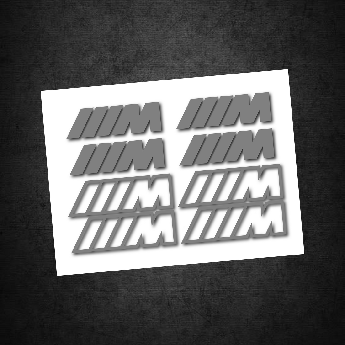 BMW M Logo Stickers