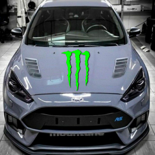 Monster Energy - Conjunto de 2 autocolantes em vinil