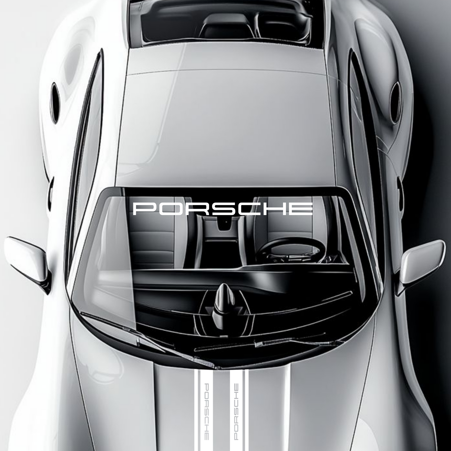 Faixas de vinil da Porsche Racing para o Kit Carrera e modelos similares.